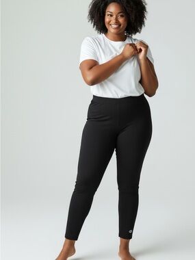 Champion Black High-Rise Leggings for Women
